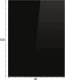 Hurtex Podstawa szklana hartowana - szyba pod Piec lub Kominek 100x80 cm CZARNA 1