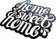 Pirudem Napis HOME SWEET HOME I - metalowa ozdoba ścienna 500 x 470 mm 3