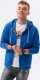 Ombre Bluza męska rozpinana z kapturem BASIC B977 - głęboki niebieski L 1