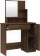 vidaXL vidaXL Toaletka z lustrem, brązowy dąb, 86,5x35x136 cm 6