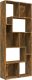 vidaXL Regał na książki, przydymiony dąb, 67x24x161 cm 2