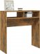 vidaXL vidaXL Stolik konsolowy, przydymiony dąb, 78x30x80 cm 3