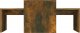 vidaXL vidaXL Stolik kawowy, przydymiony dąb, 100x48x40 cm 4