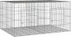 vidaXL vidaXL Klatka dla królika, 2 panele, 110x79x54cm, galwanizowane żelazo 1