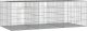 vidaXL vidaXL Klatka dla królika, 3 panele, 163x79x54cm, galwanizowane żelazo 1