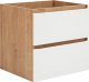 Hakano HAKANO Szafka łazienkowa TRAVE 57x60x46 biała dąb hamilton 3