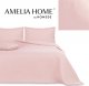 AmeliaHome AmeliaHome Narzuta pikowana z pomponami MEADORE 200x220 pudrowa 2