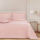 AmeliaHome AmeliaHome Narzuta pikowana z pomponami MEADORE 200x220 pudrowa 3