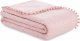 AmeliaHome AmeliaHome Narzuta pikowana z pomponami MEADORE 200x220 pudrowa 4