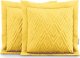 AmeliaHome AmeliaHome Poszewka Pikowana OPHELIA 45x45 2szt. musztardowa 5