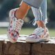 Mumka Shoes Sneakersy wegańskie Kwiaty Wiśni Mumka-37 4