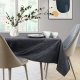 AmeliaHome AmeliaHome Obrus plamoodporny VESTA 100X100 okrągły c. szary 5