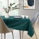 AmeliaHome AmeliaHome Obrus plamoodporny VESTA 100X100 okrągły butelkowa zieleń 3
