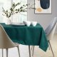 AmeliaHome AmeliaHome Obrus plamoodporny GAIA 100X100 okrągły butelkowa zieleń 3