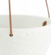 AmeliaHome AmeliaHome Donica ceramiczna wisząca LOKA 15,4X10 kremowa 2