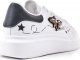 BELLO STAR Sneakersy z ważką i czarną cholewką białe-40 1