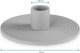 AmeliaHome AmeliaHome Świecznik ceramiczny okrągły MORAB 12X3,5 szary 3
