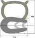 ASTAT Zabezpieczenie przeciwuderzeniowe krawędzi TC12 - 11,8x15,6mm 2