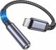 Adapter USB Dudao Adapter Przejściówka Ze Złącza Lightning Na 3,5 mm Mini Jack Szary 1