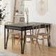 Selsey SELSEY Stół rozkładany Privels 132-170x80 cm antracytowy 1