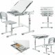 Mozos Biurko dziecięce krzesło z regulacją (DC-SET-GREY) 1