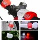 ER4 ZESTAW LAMPEK ROWEROWYCH LED PRZÓD TYŁ 2 SZTUKI 3