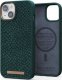 Njord by Elements Njord Salm.Leather Magsafe Case iPhone 14 green 1
