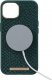 Njord by Elements Njord Salm.Leather Magsafe Case iPhone 14 green 2
