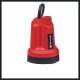 Einhell Einhell Cordless clear water pump GE-SP 18 LL Li - solo, submersible / pressure pump (red/black, without battery and charger) 1