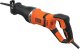 Piła szablasta Black&Decker Black+Decker BES301K-QS reciprocating saw, saber saw (orange/black, 750 watts, in case) 2