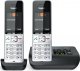 Telefon stacjonarny Gigaset Gigaset COMFORT 500A Duo, analogue telephone (silver/black, 2 handsets) 5