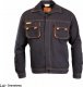 Polstar ASBL - BRIXTON SPARK BLUZA CIEMNA STAL, BAWEŁNA (100%), 300G/M2, - granatowy 55 1