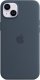 Apple APPLE iPhone 14 Plus Silicone Case with MagSafe - Storm Blue 3