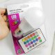 Żarówka diodowa LED RGB+W 2 in 1 E27 16 kolorów + 1