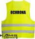 R.E.I.S. Kamizelka OCHRONA - kamizelka ostrzegawcza z napisem - seledynowy 8XL 1