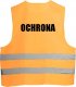 R.E.I.S. Kamizelka OCHRONA - kamizelka ostrzegawcza z napisem - seledynowy 8XL 4