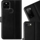 Surazo Skórzane etui na telefon Wallet case - Costa Czarna - Czerwone Pióro Xiaomi Redmi 9 3