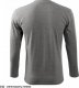 MALFINI Long Sleeve 112 - ADLER - Koszulka unisex, 180 g/m, - ciemnoszary melanż 3XL 2