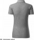 MALFINI Perfection plain 253 - ADLER - Koszulka polo damska, 200 g/m, - ciemnoszary melanż L 3