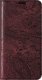 Surazo Etui na telefon skóra naturalna Smart magnet RFID - Ornament Burgund - TPU Transparentne Huawei P Smart Z 2