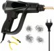 Aptel Zgrzewarka do plastiku + 200 Zszywek 70 W czarna AG814 1