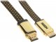 Kabel HDMI - HDMI 5m złoty (HDMI-5.0-MFL) 1
