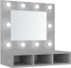 vidaXL Szafka z lustrem i oświetleniem LED, szary beton, 60x31,5x62 cm 1
