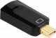 Adapter AV Cabletech Złącze adapter wtyk MINI DISPLAYPORT - gniazdo HDMI 1