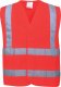 Portwest C470 - kamizelka ostrzegawcza z taśmami pionowymi i poziomymi, zapięcie rzep, pewność bycia widocznym, 100% poliester 125g - pomarańczowy L/XL 1