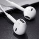Słuchawki 4kom.pl Słuchawki przewodowe douszne Vega Colors EarPods USB-C Type C NEW CHIP Białe 3