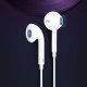 Słuchawki 4kom.pl Słuchawki przewodowe douszne Vega Colors EarPods USB-C Type C NEW CHIP Białe 7