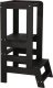 Springos Pomocnik kuchenny 90cm kitchen helper, podest dla dzieci 90 cm czarny UNIWERSALNY 2