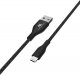Kabel USB Maclean USB-A - Lightning 1 m Czarny (MCE845B) 3