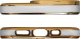 Hurtel Fashion Case etui do Xiaomi Redmi Note 11 Pro żelowy pokrowiec ze złotą ramką biały 1